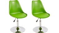 Danish Style Jídelní židle Seilor (SET 2 ks), zelená - Jídelní židle