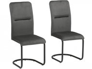 Danish Style Jídelní židle Farde (SET 2 ks), šedá - Jídelní židle