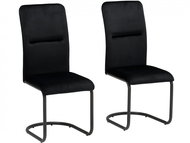Danish Style Jídelní židle Farde (SET 2 ks), černá - Jídelní židle