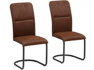 Danish Style Jídelní židle Farde (SET 2 ks), hnědá - Jídelní židle