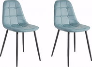 Danish Style Jídelní židle Titte (SET 4 ks), modrá - Jídelní židle