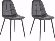 Danish Style Jídelní židle Toel (SET 2 ks), černá - Jídelní židle