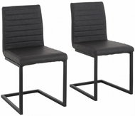 Danish Style Jídelní židle Soe (SET 2 ks), šedá - Jídelní židle