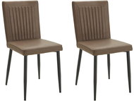 Danish Style Jídelní židle Fona (SET 2 ks), hnědá - Jídelní židle