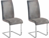 Danish Style Jídelní židle Mant (SET 2 ks), světle šedá - Jídelní židle