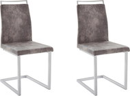 Danish Style Jídelní židle Jasmi (SET 2 ks), světle šedá - Jídelní židle