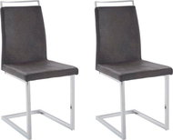 Danish Style Jídelní židle Jasmi (SET 2 ks), antracitová - Jídelní židle