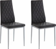 Danish Style Jídelní židle Barat (SET 2 ks), černá - Jídelní židle