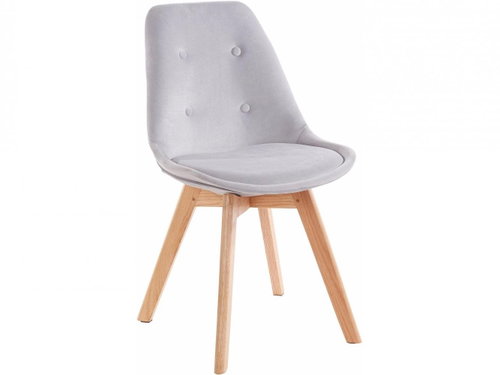 Danish Style Jídelní židle Ohian (SET 2 ks), světle šedá - Jídelní židle - Hlavní obrázek