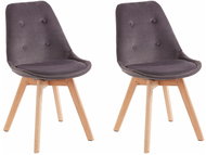 Danish Style Jídelní židle Ohian (SET 2 ks), šedá - Jídelní židle