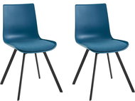 Danish Style Jídelní židle Lalan (SET 2 ks), petrolejová - Jídelní židle