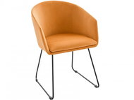 Danish Style Jídelní židle Tutan, oranžová - Jídelní židle