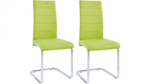Danish Style Jídelní židle Aber (SET 2 ks), zelená - Jídelní židle - Main image