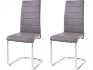 Danish Style Jídelní židle Aber (SET 2 ks), šedá - Jídelní židle