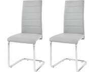 Danish Style Jídelní židle Aber (SET 2 ks), světle šedá - Jídelní židle
