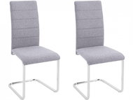 Danish Style Jídelní židle Dolor (SET 2 ks), šedá - Jídelní židle