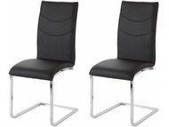 Danish Style Jídelní židle Oten (SET 2 ks), černá - Jídelní židle