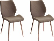 Danish Style Jídelní židle Stor (SET 2 ks), cappuccino - Jídelní židle