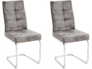 Danish Style Jídelní židle Lagun (SET 2 ks), šedá - Jídelní židle