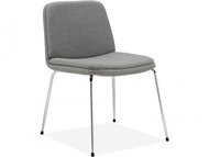 Danish Style Jídelní židle Hiena (SET 2 ks), šedá - Jídelní židle