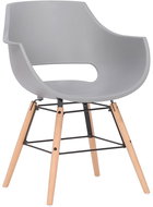 BHM Germany Jídelní židle Skien, šedá - Jídelní židle