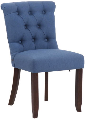 BHM Germany Jídelní židle Alberton, textil, modrá - Jídelní židle - Main image