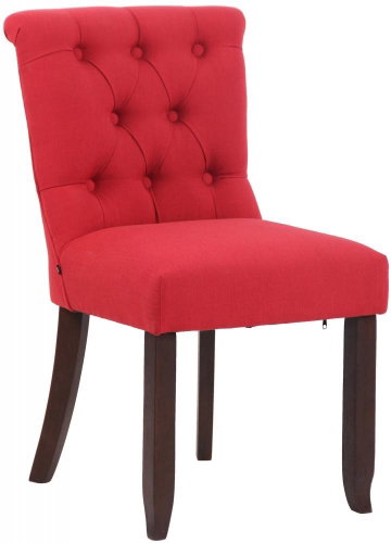 BHM Germany Jídelní židle Alberton, textil, červená  - Jídelní židle - Main image