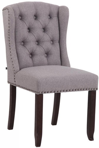 BHM Germany Jídelní židle Allada, textil, šedá - Jídelní židle - Main image