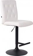 BHM Germany Barová židle Kells, syntetická kůže, bílá - Barová židle