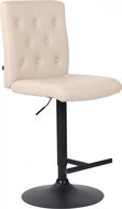 BHM Germany Barová židle Kells, syntetická kůže, krémová - Barová židle