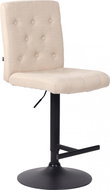 BHM Germany Barová židle Kells, textil, krémová - Barová židle