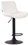 BHM Germany Barová židle Lentini, syntetická kůže, černá / bílá - Barová židle