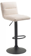 BHM Germany Barová židle Limerick, textil, černá / krémová - Barová židle