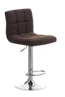 BHM Germany Barová židle Peru, textil, hnědá - Barová židle