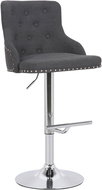 BHM Germany Barová židle Werne, textil, tmavě šedá - Barová židle
