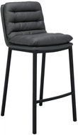 BHM Germany Barová židle Dundalk, černá / šedá - Barová židle