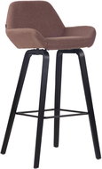 BHM Germany Barová židle Newnan, černá / hnědá - Barová židle
