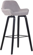BHM Germany Barová židle Newnan, černá / šedá - Barová židle