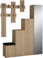 Dalenor Předsíňová stěna Up, 180 cm, dub - Předsíňová stěna