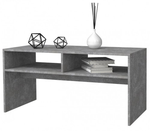 Artenat Konferenční stolek Mesa, 90 cm, tmavý beton - Konferenční stolek - Main image