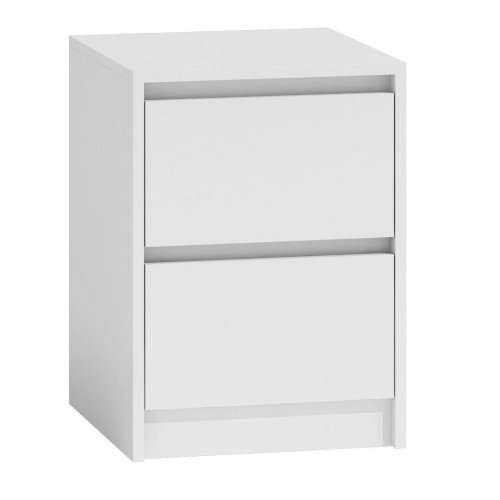 Artenat Noční stolek Karo 2, 55 cm, bílá - Noční stolek - Main image