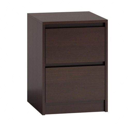 Artenat Noční stolek Karo 2, 55 cm, tmavě hnědá - Noční stolek - Main image
