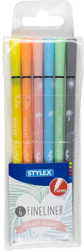 Stylex Fineliner 0,4 mm, 6 barev - Markers - Main image