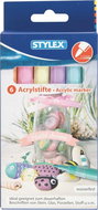 Stylex Acrylic marker 6 pastel colours - Markers