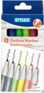 Stylex Outline marker, 6 colours - Felt Tip Pens