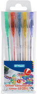 Stylex Glitter gel pens 1 mm, 5 colours - Gel Pen 