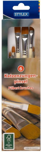 STYLEX set size. 0, 2, 4, 6, 8, 9 - pack of 6 - Brush - Main image