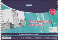 Sketchbook Stylex 28,2 × 21 cm/25 sheets 135 g/m2 - Skicák