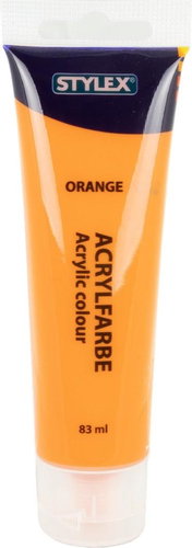 Stylex Acrylic Paint 83 ml orange 28689 - Acrylic Paints - Main image