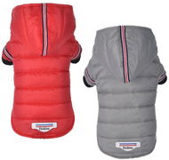 Surtep Nepromokavá bunda Winter pro psa šedá M - Obleček pro psy